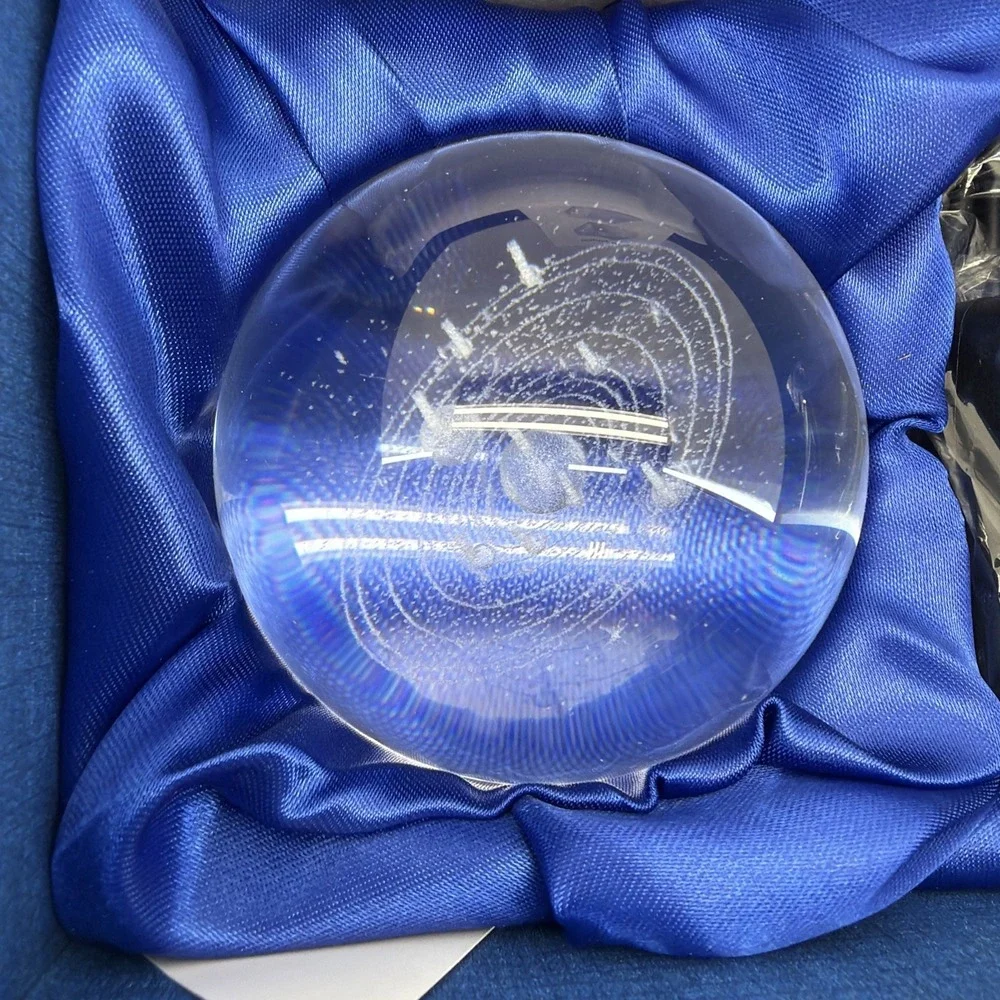 3D Space Light Up Glass Ball